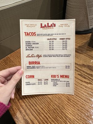 Menu photo 3 LaLa's Taqueria Prosper, TX Menu photo 3 LaLa's Taqueria Prosper, TX