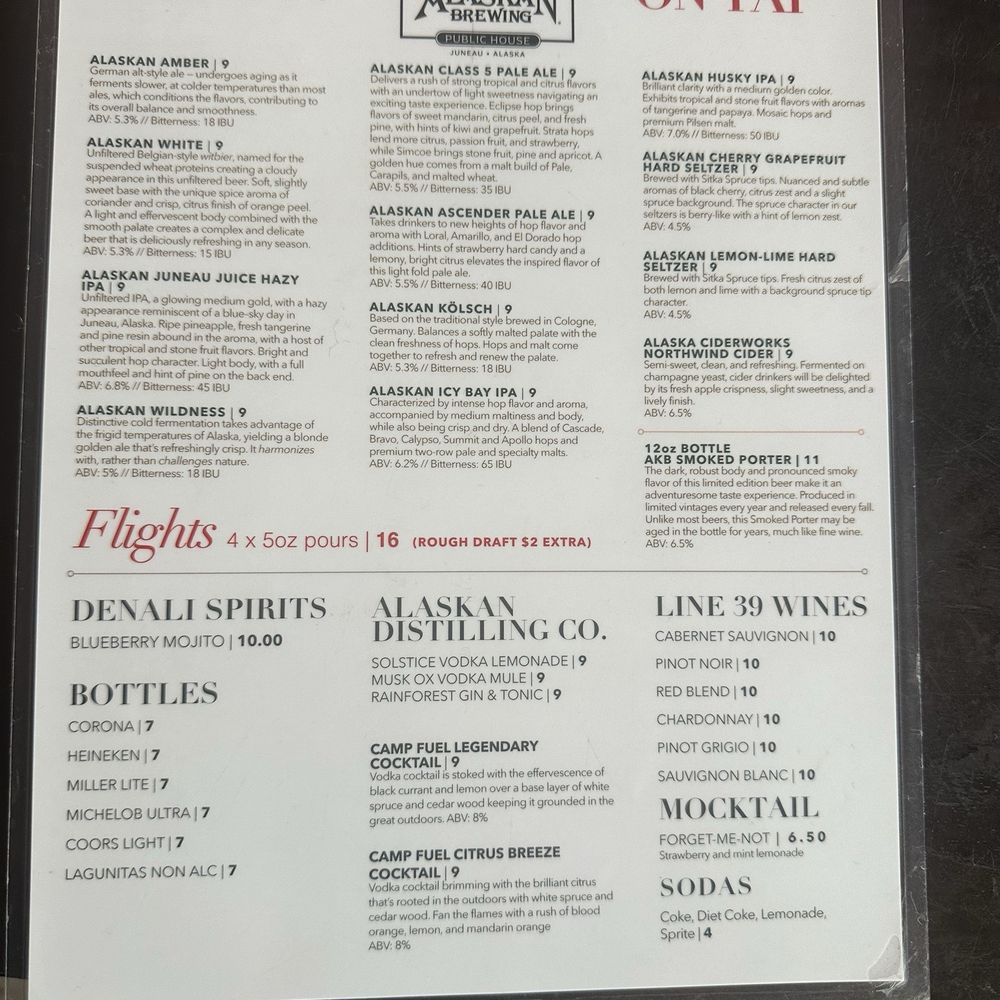 Alaskan Brewing Public House - Drinks - Barbeque Near Me - Juneau, Alaska