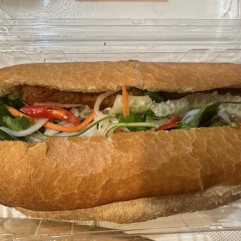 King Banh Mi - Bánh mì chả cá (fish cake) - Sandwiches Near Me - Westminster, California King Banh Mi - Bánh mì chả cá (fish cake) - Sandwiches Near Me - Westminster, California