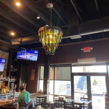 Filet Steak & Seafood - Wine Bottle Chandelier - Seafood Near Me - Greensboro, Georgia Filet Steak & Seafood - Wine Bottle Chandelier - Seafood Near Me - Greensboro, Georgia