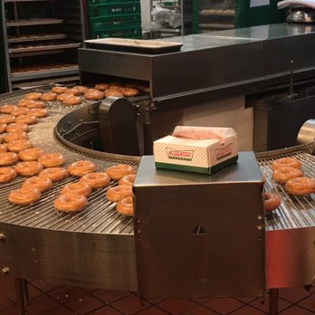 Krispy Kreme - donuts on a conveyor belt - Donuts Near Me - Branson, Missouri