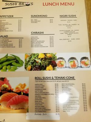 Menu photo 5 Sushi Bros Vancouver, BC