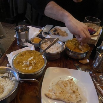 Sathi - Butter Chicken Chicken Tikka Masala Garlic Naan - Indian Near Me - New York, New York Sathi - Butter Chicken Chicken Tikka Masala Garlic Naan - Indian Near Me - New York, New York