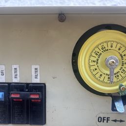 Pool pump timer and electrical upgrade Pool pump timer and electrical upgrade