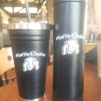 KaffeGeita - Buy a travel mug. - Coffee & Tea Near Me - Story City, Iowa KaffeGeita - Buy a travel mug. - Coffee & Tea Near Me - Story City, Iowa