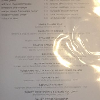 Beatrix - Dinner menu - Coffee & Tea Near Me - Oak Brook, Illinois