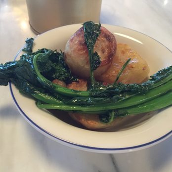 Parcheggio - Sides for the lamb ribs - potatoes and rapini, a bit underseasoned - Italian Near Me - Toronto, Ontario Parcheggio - Sides for the lamb ribs - potatoes and rapini, a bit underseasoned - Italian Near Me - Toronto, Ontario