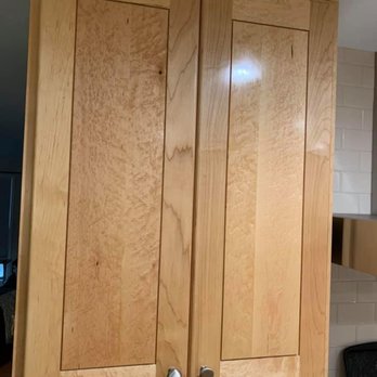Henry's Woodworking - Birdseye Maple cabinet door upgrade - Cabinetry Near Me - Cedar Park, Texas Henry's Woodworking - Birdseye Maple cabinet door upgrade - Cabinetry Near Me - Cedar Park, Texas