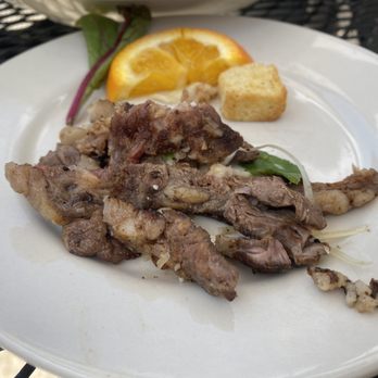Prison Brews - The fat/gristle from my "steak" salad - American Near Me - Jefferson City, Missouri