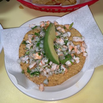 Los Arcos Restaurant - Shrimp tostada - Mexican Near Me - Mount Prospect, Illinois
