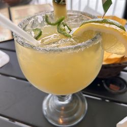 El Vaquero Mexican Restaurant - Skinny Margarita with jalapeño