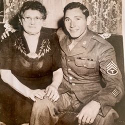 Tommy Lee, MD - My Dad and Grandma, after he fought in WWIi.
