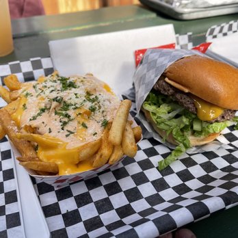 Sideshow Kitchen - Omg that fuckin cheese fries was EVERRYTHING... - Burgers Near Me - Oakland, California