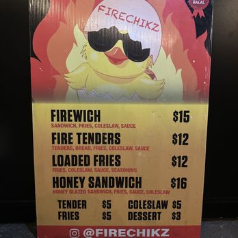 Firechikz - Menu - Food Trucks Near Me Firechikz - Menu - Food Trucks Near Me