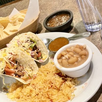 Mauricio's Grill & Cantina - Lunch special of Soft Carnitas Tacos with pot beans & rice for $12 - Mexican Near Me - Bakersfield, California Mauricio's Grill & Cantina - Lunch special of Soft Carnitas Tacos with pot beans & rice for $12 - Mexican Near Me - Bakersfield, California
