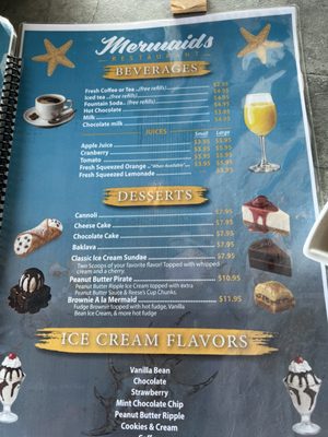 Menu photo 1 Mermaids Restaurant Cape May, NJ Menu photo 1 Mermaids Restaurant Cape May, NJ