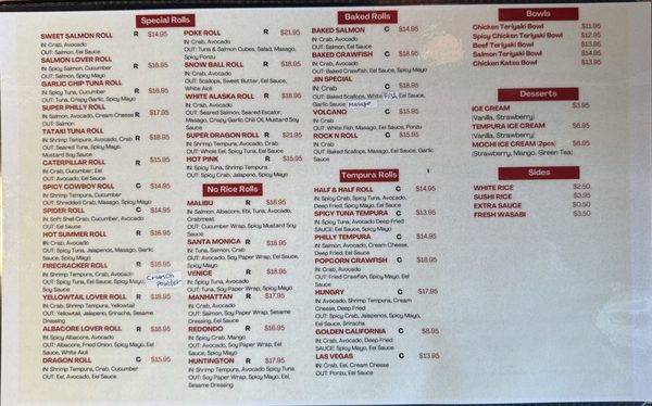 Menu photo 1 The Hayashi Oklahoma City, OK Menu photo 1 The Hayashi Oklahoma City, OK