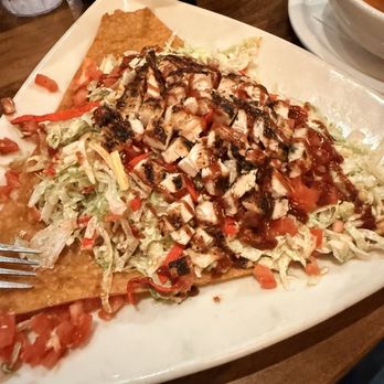 Acapulco Restaurant & Cantina - BB BBQ CHICKEN TOSTADA - Mexican Near Me - Long Beach, California