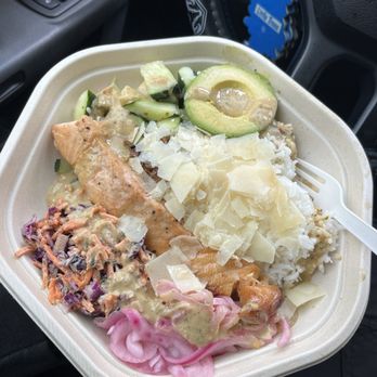sweetgreen - Healthy Salads, Wraps, and Bowls - Miso Glazed Salmon - Salad Near Me - Pasadena, California