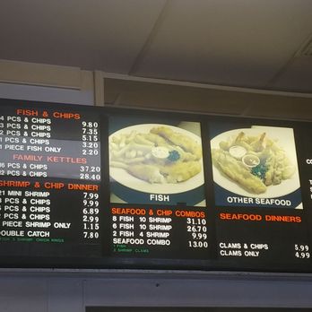 Fish & Chips - The full menu as of 05/02/2019 - Fish & Chips Near Me - Downey, California