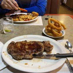 Buffalo Restaurant & Bar - Steak fries. Rings