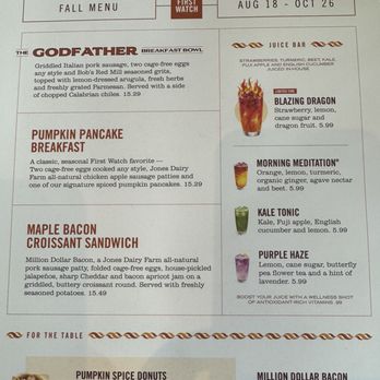 First Watch - New Fall Menu - Breakfast & Brunch Near Me - Dallas, Texas First Watch - New Fall Menu - Breakfast & Brunch Near Me - Dallas, Texas