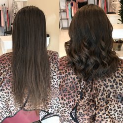 Nova Salon - Before and after - back. Look how much thicker and healthier it looks!