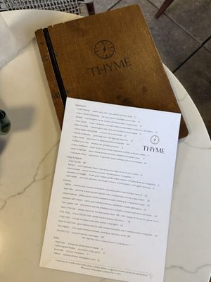 Menu photo 1 Thyme Rooftop Grille Easton, PA Menu photo 1 Thyme Rooftop Grille Easton, PA