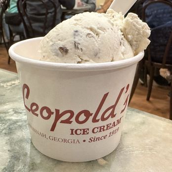 Leopold's Ice Cream - Butter Pecan & Coconut Ice Cream - Ice Cream & Frozen Yogurt Near Me - Savannah, Georgia