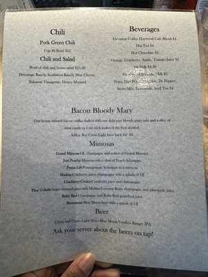 Menu photo 1 Haywood Cafe Keystone, CO Menu photo 1 Haywood Cafe Keystone, CO