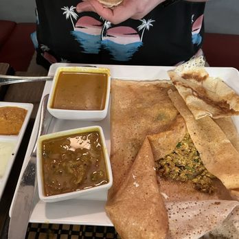 Anjappar Chettinad Restaurant - Chicken keema dosa - Indian Near Me - New York, New York Anjappar Chettinad Restaurant - Chicken keema dosa - Indian Near Me - New York, New York