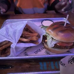 Chicken Schnitzel Sandwich Duck Fat Fries