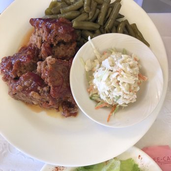 The Swanson - Meatloaf, green beans and coleslaw - Southern Near Me - Perry, Georgia
