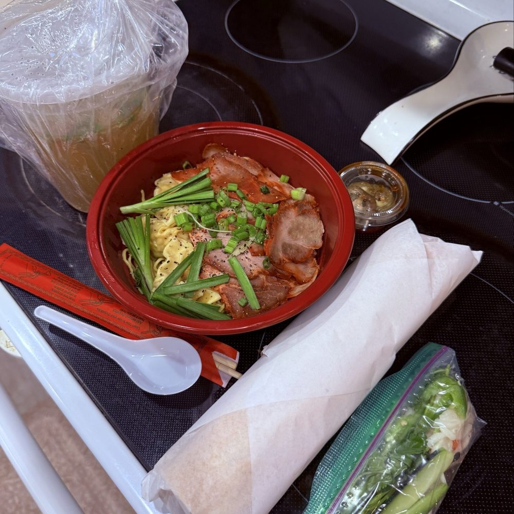 Paris Banh Mi - Wonton Char-siu & noodle soup and Pate & pork roll banh mi with pickled veg on the side - Vietnamese Near Me - Avondale, Arizona Paris Banh Mi - Wonton Char-siu & noodle soup and Pate & pork roll banh mi with pickled veg on the side - Vietnamese Near Me - Avondale, Arizona