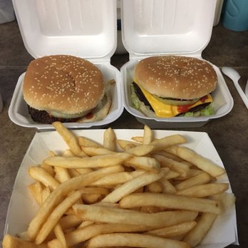 Linda's Chicken & Fish - Hamburger, cheeseburger & a large order of fries. - American Near Me - Denham Springs, Louisiana Linda's Chicken & Fish - Hamburger, cheeseburger & a large order of fries. - American Near Me - Denham Springs, Louisiana