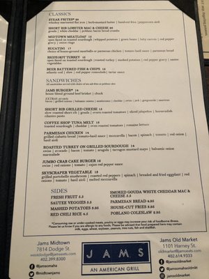 Menu photo 6 Jams Midtown Omaha, NE