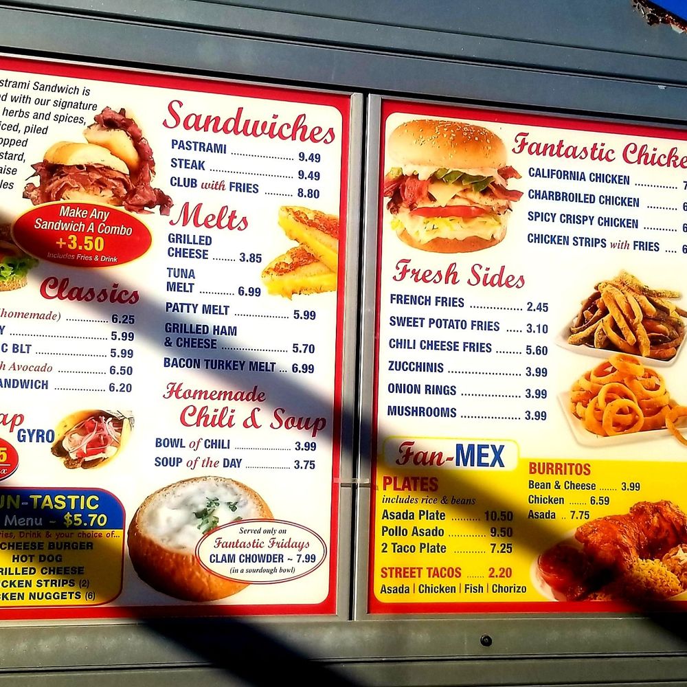 Fantastic Cafe - Menu w/latest pricing as of Jan 2021 - Cafes Near Me - Westminster, California