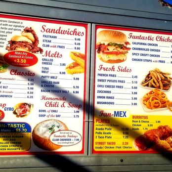 Fantastic Cafe - Menu w/latest pricing as of Jan 2021 - Cafes Near Me - Westminster, California
