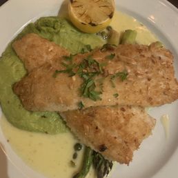 Almond crusted trout Almond crusted trout