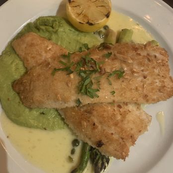 CIRCA at Clarendon - Almond crusted trout - New American Near Me - Arlington, Virginia