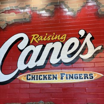 Raising Cane's Chicken Fingers - Mural on wall - Fast Food Near Me - Warwick, Rhode Island