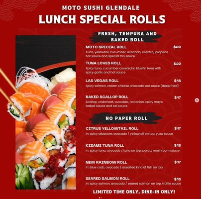 Menu photo 7 Moto Sushi Glendale, CA Menu photo 7 Moto Sushi Glendale, CA