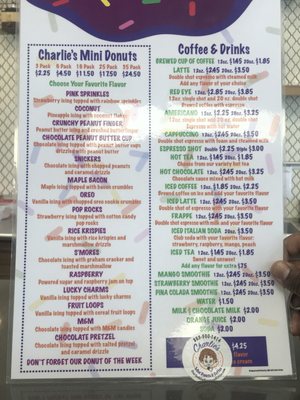 Menu photo 6 Charlie's Mini Donuts & Coffee Lakeland, FL Menu photo 6 Charlie's Mini Donuts & Coffee Lakeland, FL