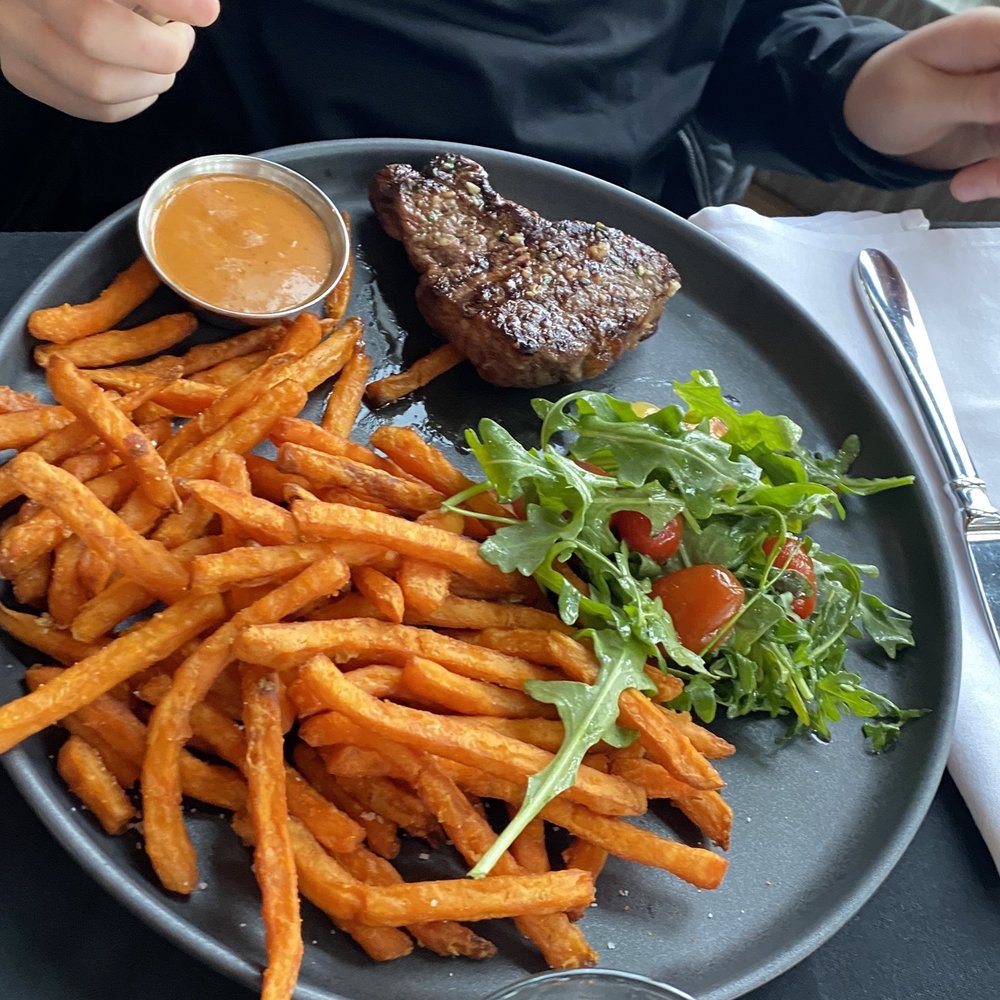 PIER 7 restaurant + bar - Kids size steak and sweet potato fries - Seafood Near Me - North Vancouver, British Columbia PIER 7 restaurant + bar - Kids size steak and sweet potato fries - Seafood Near Me - North Vancouver, British Columbia