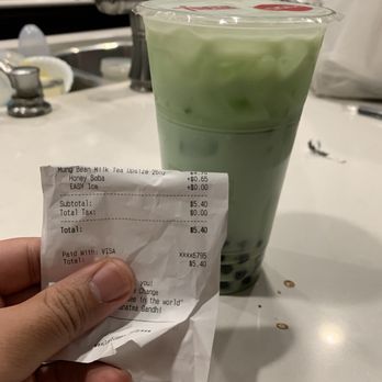 7 Leaves Cafe - Asked for easy ice, got half a drink supplemented with extra ice. - Coffee & Tea Near Me - Riverside, California