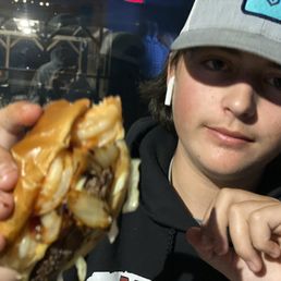 Surf n turf burger Surf n turf burger