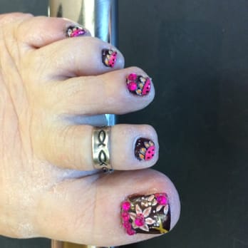 Looking Good Salon & Spas - Hand painted Toenail art! Beautiful job by Sue! - Hair Salons Near Me - Davis, California Looking Good Salon & Spas - Hand painted Toenail art! Beautiful job by Sue! - Hair Salons Near Me - Davis, California