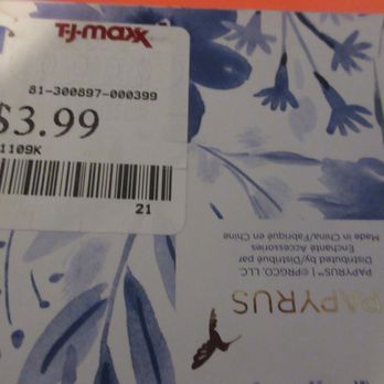 TJ Maxx - Sticker on the bottom of the box... - Department Stores Near Me - Alameda, California