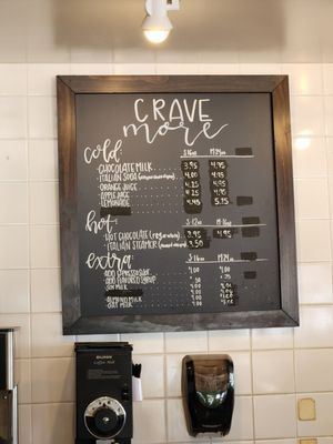 Menu photo 2 Crave Coffee & Tea Temecula, CA Menu photo 2 Crave Coffee & Tea Temecula, CA