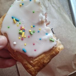Strawberry homemade poptart. Strawberry homemade poptart.